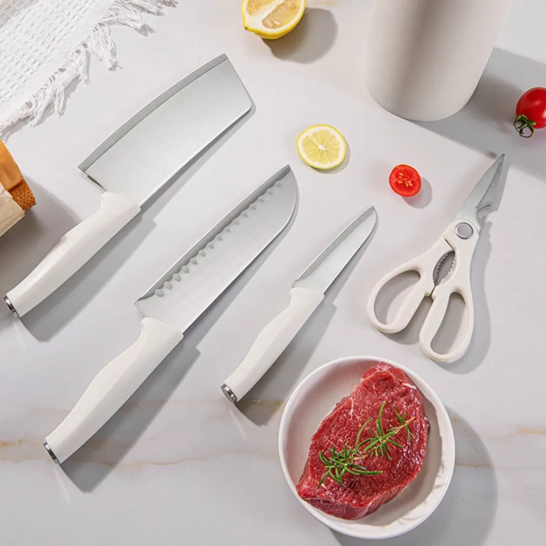 Gourmetific™ Stainless Steel Kitchen Knife Set